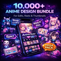 10,000+ Anime Design Bundle