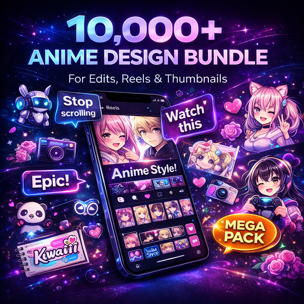 10,000+ Anime Design Bundle