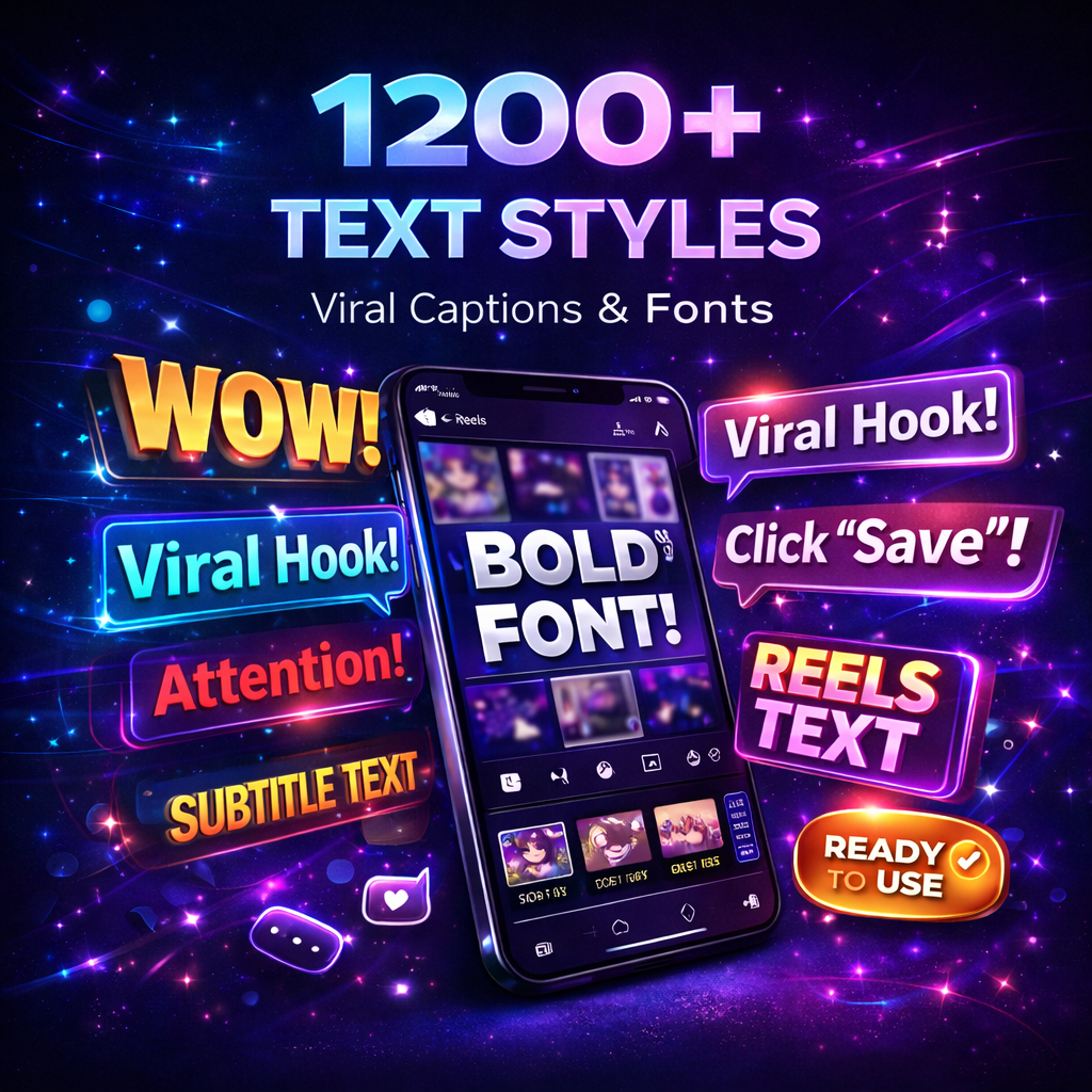 1200+ Typography Pack