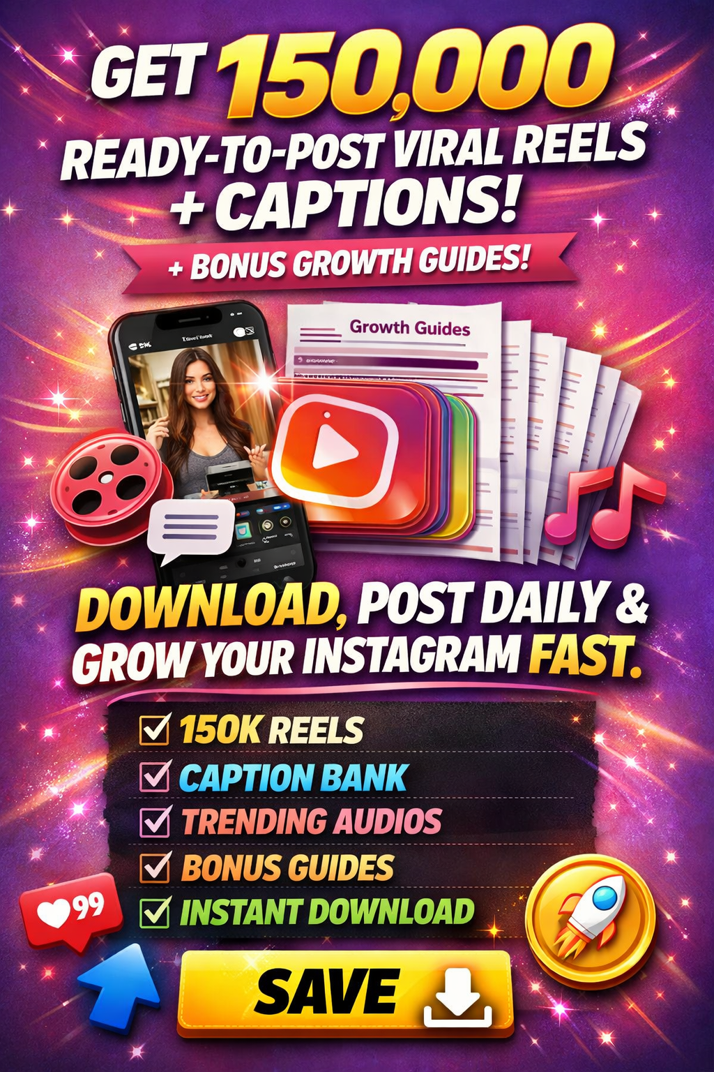 150K Mega Reels Bundle 2026